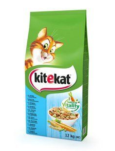 Kitekat Рыба с овощами 12 кг сухой корм для котов 886055 фото