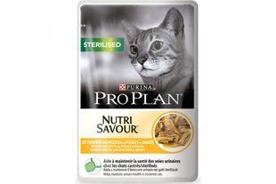Pro Plan Cat Nutrisavour Sterilised 85г х 26 шт для стерилізованих кішок з куркою 12457646/П фото