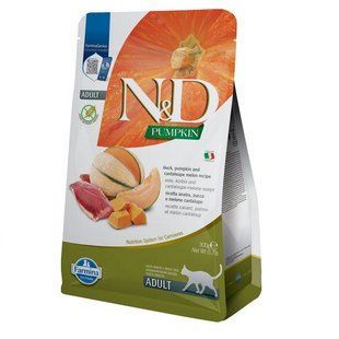 Фарміна сухий корм N&D Grain Free PUMPKIN DUCK & CANTALUPE 300 г з качкою та гарбузом 168804 фото