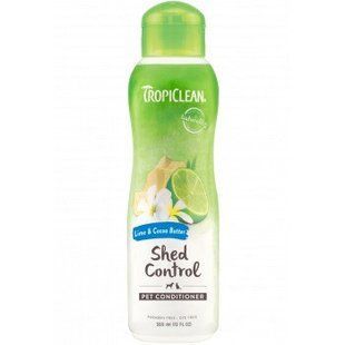 Кондиционер TropiClean Lime & Cocoa 355 мл для ускорения линьки, для собак и кошек 202535 фото