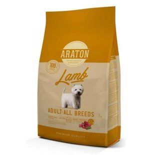 Повнораціонний сухий корм для дорослих собак з ягнятиною ARATON LAMB Adult All Breds 3 кг ART47481 фото