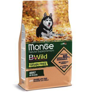 Monge Dog Bwild Grain Free лосось 2,5 кг 70011716 фото