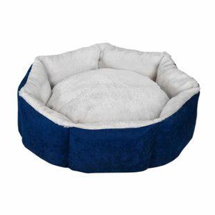 Лежак для тварини Cupcake ,круглий (синій/сірий) 98 см 35кг XL VR06//3503 фото