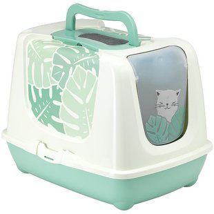 Moderna Trendy Cat Eden закрытый туалет для котов c угольным фильтром и совком 49.97х39.08х38.91 см C235378CA фото