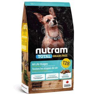 Сухий корм T28 Nutram Total Small Breed 20 кг для дрібних порід собак, з лососем і фореллю, беззерновою T28_(20kg) фото