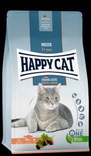 Корм Happy Cat Indoor Atlantik Lachs для взрослых кошек, обитающих в помещении со вкусом лосося 4 кг 70589 фото