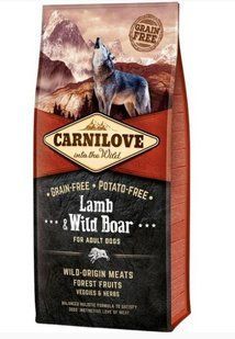 Carnilove Adult Lamb & Wild Boar 12 кг беззерновий корм для дорослих собак всіх порід 150817/8921 фото
