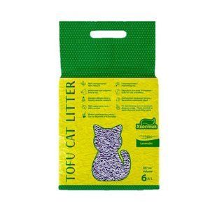 Соєвий наповнювач Хвостик Tofu Cat Litter Lavender 2.6 кг/ 6л для котячого туалету, з ароматом лаванди 167648 фото