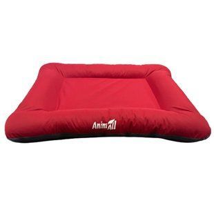 Лежанка AnimAll Super Max M HOT RED для собак і котів, червона, 80&times;65 см 151404 фото