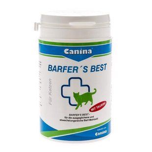 Canina Barfers Best порошок 180 г для кошек витаминно-минеральный комплекс при натуральном кормлении 228058 AD фото