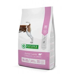 Сухой корм Natures Protection Junior Lamb All Breeds для щенков, 2 кг NPS45746 фото