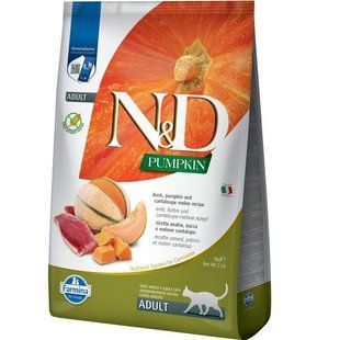 Фарміна сухий корм N&D Grain Free PUMPKIN DUCK & CANTALUPE 5 кг з качкою та гарбузом 168806 фото