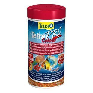 Tetra PRO Colour 100ml премиум корм для усиления окраса всех видов декоративных рыб 140646 фото