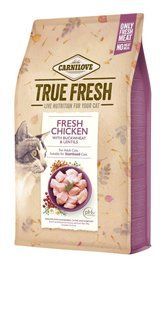 Сухой корм Carnilove True Fresh Cat для взрослых кошек, с курицей, 4,8 кг 172164 фото