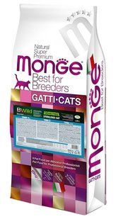 Monge Cat Bwild Grain Free Sterilised тунець 10 кг 70005197 фото