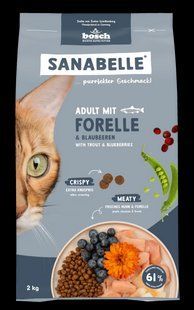 Сухий корм для котів Bosch Sanabelle Adult With Trout 2 кг 857002 фото