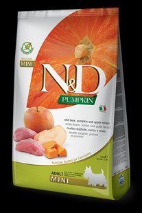 Farmina (Фармина) n&d Grain Free Pumpkin dog Boar & Apple Adult Mini 800 г Беззерновой сухой корм для собак 156337 фото