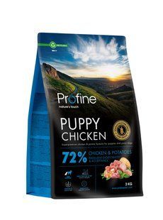 Корм Profine Puppy Chicken and Potatoes для щенков и юниоров всех пород с курицей и картофелем 3 кг 173063 фото