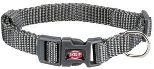 Нашийник для собак Trixie Premium нейлон, S-M: 30-45 см / 15 мм, графітовий 201516 фото