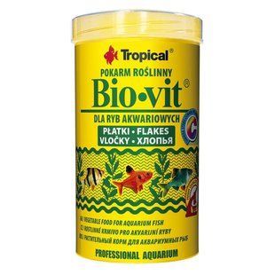 Сухий корм для акваріумних риб Tropical в пластівцях &laquo;Bio-Vit&raquo; 500 мл (для травоїдних риб) 77015 фото