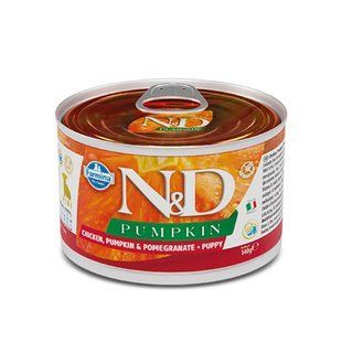 Влажный корм Farmina N&D Grain Free Pumpkin Chicken Puppy Mini для щенков мелких пород, тыква/курица/гранат, 160585 фото
