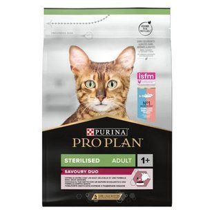 Сухой корм Purina ProPlan Sterilised Senses для кастрированных кошек, с треской и форелью, 3 кг 12515371 фото