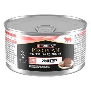 Вологий корм Purina Pro Plan Veterinary Diets DM Diabets для дорослих котів, для регулювання надходження глюкози, 195 г 12511209 фото