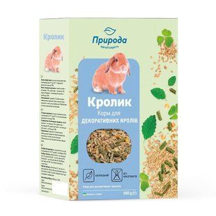 Корм для декоративних кроликів Природа Кролик 500 г PR241075 фото