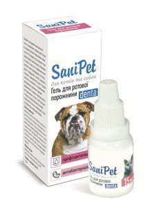 Гель для догляду за порожниною рота Природа Sani Pet 15 мл PR020062 фото