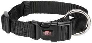 Нашийник для собак Trixie Premium нейлон, M-L 35-55 см / 20 мм, чорний 201601 фото