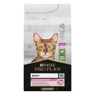 Корм Pro Plan Cat Delicate 1,5 кг для взрослых кошек с чувствительным пищеварением с ягненком 12370530 фото