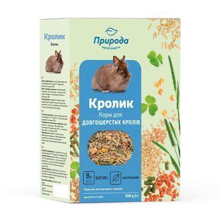 Корм Природа Біотин NEW 500 г для довгошерстного кролика PR241074 фото