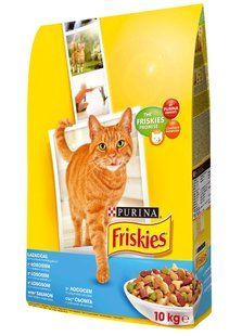Friskies з лососем та овочами 1.5 кг сухий корм для дорослих котів 12459413 фото