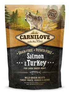 Carnilove Adult Large Salmon & Turkey 1,5 кг беззерновий корм для дорослих собак великих порід 150828/8952 фото
