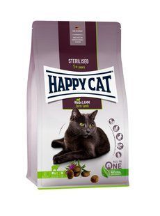 Корм Happy Cat Adult Sterilised Weide-Lamm 4 кг для стерилизованных кошек и кастрированных котов с ягненком 70585 фото