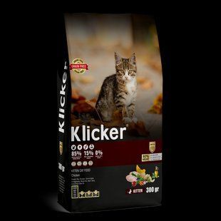 Сухой корм Klicker Холистик беззерновой для котят с Курицей 300 г 400341 фото