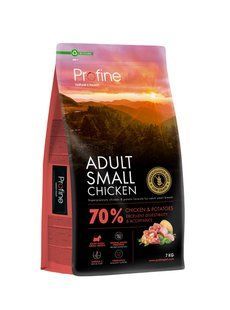Корм Profine Small Chicken and Potatoes для взрослых собак мелких пород с курицей и картофелем 7 кг 173066 фото