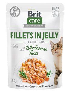 Влажный корм Brit Care Cat Pouch для кошек, в желе, тунец, 85 г 100533/0556 фото
