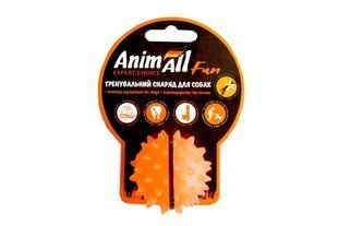 Іграшка AnimAll Fun м'яч каштан для собак, 5 см, помаранчева 127747 фото