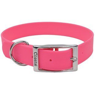 Coastal Fashion Waterproof dog Collar биотановый ошейник для собак 04912_PNK24 фото