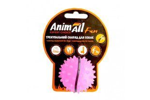 Іграшка AnimAll Fun м'яч каштан для собак, 5 см, фіолетова 127750 фото