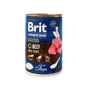 Корм Brit Premium by Nature 400 г для собак консерва говядина с потрохами 100411/8584 фото