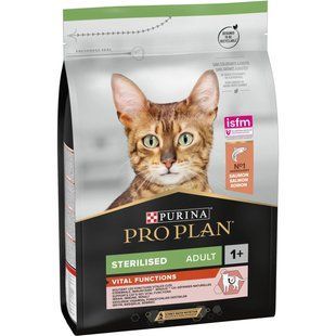 Корм Pro Plan Sterilised 10 кг с лососем для кастрированных котов и стерилизованных кошек 12539026 фото