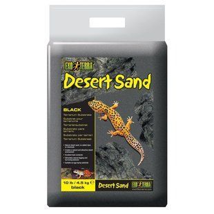 Наповнювач для тераріуму Exo Terra Desert Sand Пісок 4.5 кг чорний PT3101 фото