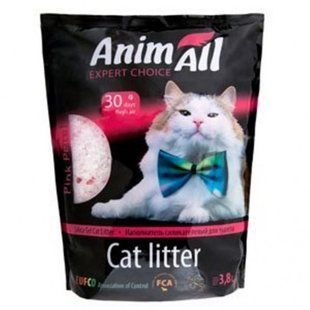 Animall Рожевий пелюстка 3.8 л, 1.5 кг cилікагелевий наповнювач для котячого туалету 180207 фото