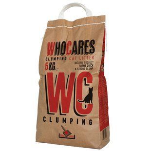 WC WhoCares Clumping 10 кг комкующийся наполнитель в кошачий туалет 800130 фото