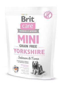 Сухой корм Brit Care GF Mini Yorkshire для йоркширских терьеров, с лососем и тунцем, 400 г 170780/0206 фото