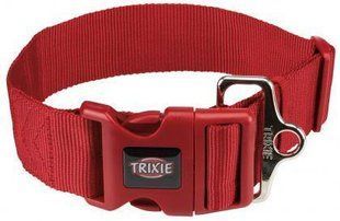 Ошейник для собак Trixie Premium нейлон, M-L 35-55 см / 20 мм, красный 201603 фото