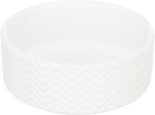 Миска Trixie для собак керамічна біла 1,6л d-20см 25025 фото