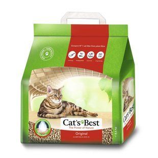 Наповнювач туалету для кішок Rettenmaier Cats Best Original 5 л дерев'яний JRS300086/0861 фото